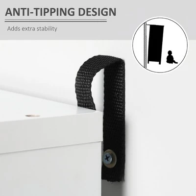 HOMCOM 70" 4-Door Kitchen Pantry, Freestanding Storage Cabinet, 6-tier Cupboard With Adjustable Shelves For Living Room - Image 4