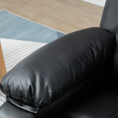 HOMCOM Living Room Power Lift Chair, PU Leather Electric Recliner Sofa Chair For Elderly With Remote Control - Image 4