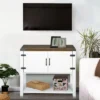 HOMCOM 2-Door Free Standing Sideboard Console Table With Bottom Shelf, Entryway